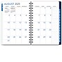 2025-2026 Global Printed Products Teal Floral 5.5" x 8" Academic Weekly & Monthly Planner, Plastic Cover~#|#~7688A29A-772B-4AFC-8FBFBC7BEC690687_sc7