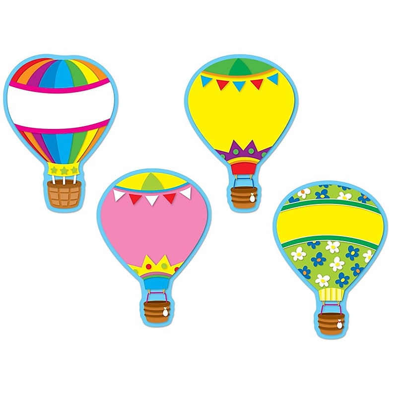 Carson-Dellosa Hot Air Balloons Cut-Outs image 1