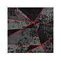 Anji Mountain Rug'd Cracked Ice Carpet & Hard Floor Chair Mat, 36" x 48", Gray/Red (AMB9103)~#|#~7692817E-114E-4FAA-9B8AD757EF78BE8F_sc7