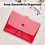 Staples Plastic Accordion File, 6-Pocket, Letter Size, Multicolor (TR51848)~#|#~76965BE3-5BB2-4727-BDCA898BB3BCA3A8_sc7