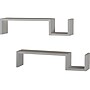 V-Light MDF Wall-Mounted Shelf, 21.5", White, 2/Pack (VW161008W)~#|#~76977653-4878-4CDF-9798492E2938C859_sc7