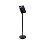Azar Sign Holder, 9.75" x 46.5", Freestanding, Black, Plastic (300356-BLK)~#|#~769AE49A-89DC-4CE6-AECDBB23CE937680_sc7