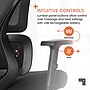 Sharper Image S-850 Heated Ergonomic Mesh Swivel Executive Massage Chair, Black (60106-BLK)~#|#~769B7BB9-2C9B-4A20-8B8C053544BBCA6F_sc7