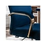 Thomasville Furniture Joelle Ergonomic Fabric/Metal Desk Chair, Blue/Gold (60068)~#|#~769C5B26-7E0D-40E1-8BE9867B2036D483_sc7
