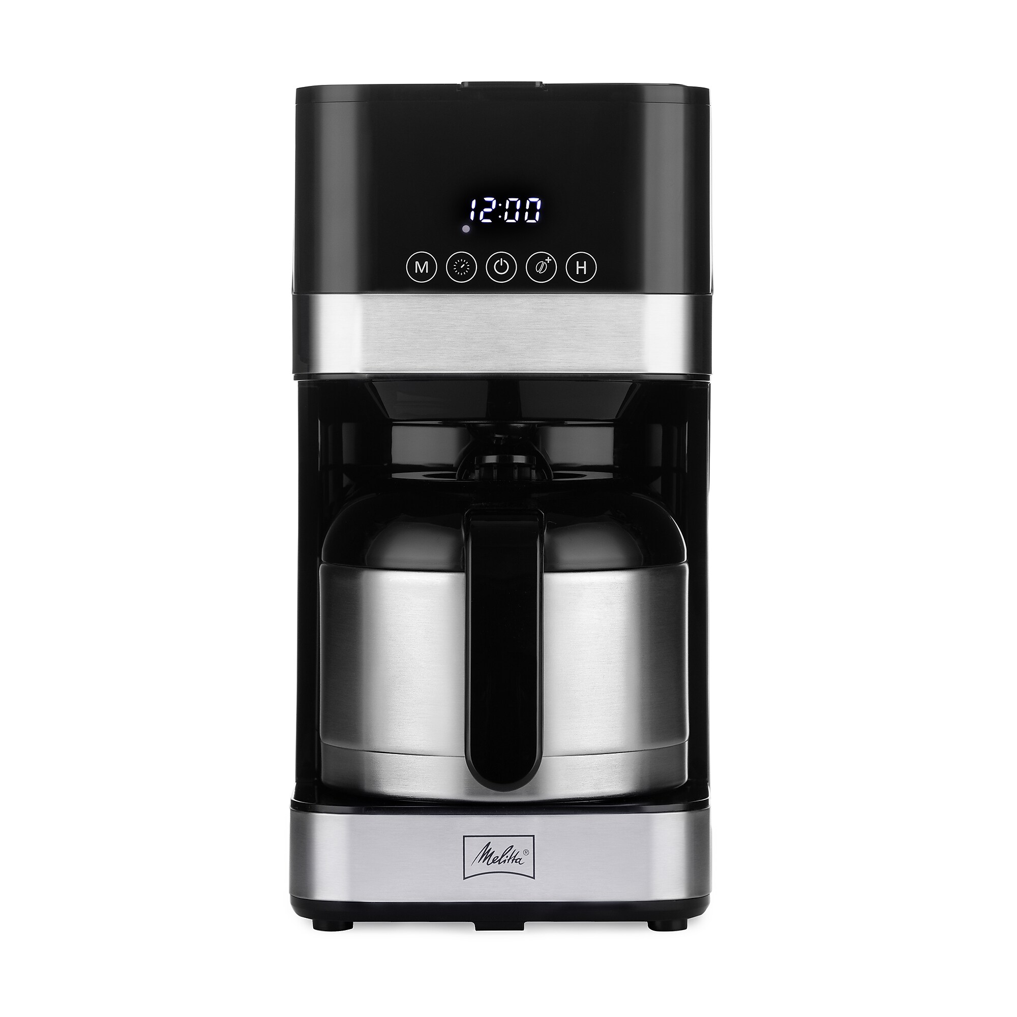 Melitta Aroma Tocco 8-Cups Automatic Drip Coffee Maker, Black/Stainless Steel (MCM010PULBK1) Sansujyuku sansujyuku.com