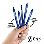 Zebra Z-Grip Retractable Ballpoint Pen, Medium Point, 1.0mm, Blue Ink, 48/Pack (20428)~#|#~76A20C80-7697-4F3F-AFCE35C0DD6DAE31_sc7