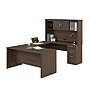 Bestar Logan 66"W U or L Shaped Desk with Drawers and Hutch, Antigua (46410-52)~#|#~76AA0D5E-1FB8-4BA4-83FD4D9FE2C467C4_sc7