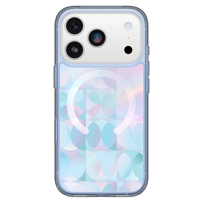 OtterBox Symmetry MagSafe Phone Case for iPhone 17 Pro, Shock Absorbing, Opal Prism (77-98902) image 1
