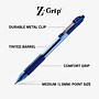 Zebra Z-Grip Retractable Ballpoint Pen, Medium Point, 1.0mm, Blue Ink, 96/Pack (22296)~#|#~76B34550-530B-4BC6-8C7361A55B38C33A_sc7