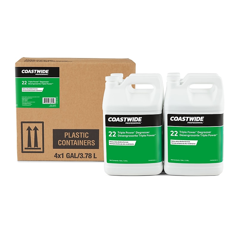 Coastwide Professional Degreaser Triple Power, 3.78L, 4/Carton (CW391001-A) image 1