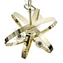 Lalia Home 3-Light 18" Adjustable Globe Hanging Metal and Clear Glass Ceiling LED Pendant, Gold (LHP-3010-GL)~#|#~76B5E73B-5FCC-4D50-B117584EB9689732_sc7