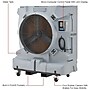 Global Industrial 36" Portable Evaporative Cooler, 3-Speed, 74 Gallon Capacity, Gray (293132)~#|#~76B94B20-B39F-42A2-9276F7A4F2EB6983_sc7