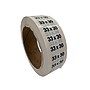 Nahanco 33 x 30 Plastic Size Marker, Clear/Black/White, 250/Roll (DSM-272)~#|#~76B97F69-97D3-40CC-8D874AC2115DA697_sc7