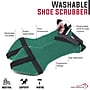 BISON LIFE Washable Shoe Scrubber, Adult, Green, 60/Pair (BPSH-ES-WSG-1G-60)~#|#~76B989B6-B6CD-49C0-BB82FFE24C2DE4B1_sc7