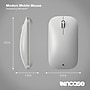 Incase Designed by Microsoft Modern Mobile Wireless Ambidextrous Mouse, Platinum (KTF-00101)~#|#~76BE6848-6D27-44C5-A7201027ECD95EDC_sc7