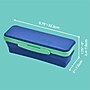 Lockermate By Bostitch Latch Pencil Pouch, Assorted Colors, 2/Pack (23122-PKNV-2PK)~#|#~76C38798-4AA3-4F7E-A439B9DB5EF51B3A_sc7