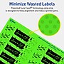 Avery Laser/Inkjet Multipurpose Rectangle Labels, 1" x 4", Neon Green, 200/Pack (94202)~#|#~76CBA44F-BEF9-4D4F-A25CE6D7499F5936_sc7