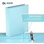Davis Group Standard View 1.5" 3-Ring Binders, Aqua, 6/Pack (7412-12-06)~#|#~76CCDC78-1A15-4DC6-BED006C47E5D59DB_sc7