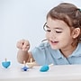 Plan Toys Wooden Mini Spinning Tops, Blue, 4/Pack (PTS4132)~#|#~76D2D432-6EF3-43A4-845C7CCC3D494F64_sc7