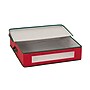 Household Essentials Holiday Wreath Storage Container Box with Handles, Cream/Brown (HH582RED-1)~#|#~76D88A20-7E53-4CA6-96FFECD909D7D3C5_sc7