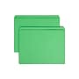 Smead Heavy Duty Reinforced File Folder, Straight Cut, Letter Size, Green, 100/Box (12110)~#|#~76D9B328-E6D8-4433-BC02D322803B5ABB_sc7
