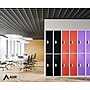 AdirOffice 72"H 2-Tier Red Storage Locker (ADI629-202-RED-DL)~#|#~76DE5697-C271-4BDC-8E93CF41DB81B17B_sc7