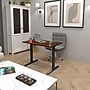 Mount-It! 40"W Electric Rectangular Adjustable Standing Desk, Hazelnut/Black (MI-8036)~#|#~76DF52C9-D644-4291-B953FCE924F248D8_sc7