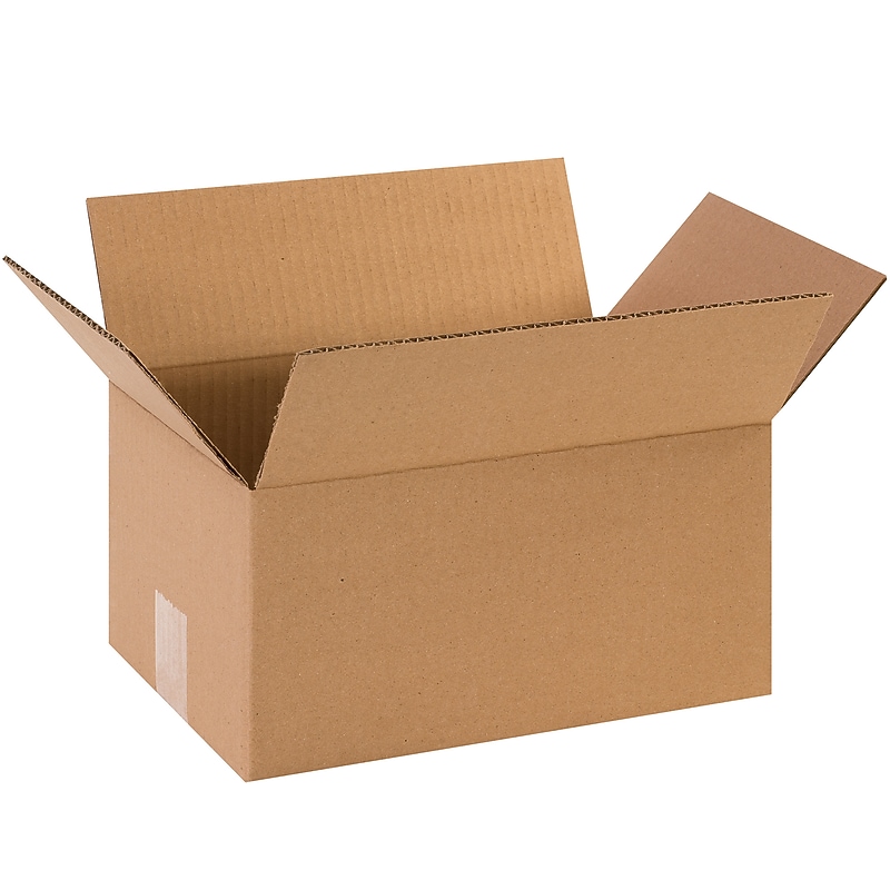 12" x 8" x 6" Shipping Boxes, 32 ECT, 25/Bundle (1286) image 1