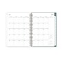 2026-2027 Blue Sky Vineyard 6" x 8" Academic Weekly & Monthly Planner, Plastic Cover, Green & Pink (157560)~#|#~76E22071-8873-48CB-AA980E7562DA4AFA_sc7