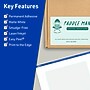Avery TrueBlock Laser/Inkjet Rectangle Multipurpose Labels, 2" x 6", White, 400/Box (94242)~#|#~76E5531E-4E90-422D-9EC7E792B6B91908_sc7