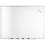 TRU RED™ Magnetic Steel Dry Erase Board, Satin Frame, 4' x 3' (TR61175)~#|#~76EA35C1-CD79-421D-885ACCFC2105D28E_sc7
