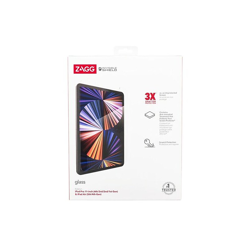 ZAGG InvisibleSHIELD Screen Protector for 11"LCD iPad Pro Glass (200111425) image 1