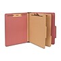 Staples® 60% Recycled Pressboard Classification Folder, 2-Dividers, 3" Expansion, Letter Size, Red, 5/Pack (TR413781/413781)~#|#~76EFBE3C-7A3D-4687-9453661F63465020_sc7