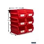 Triton Products LocBin Stackable Storage Bin, 7" x 8.25" x 14.75", Red, 6/Pack (3-240RWS)~#|#~76F0EDB9-E23B-4EF1-8175A2F1A0A16FB1_sc7