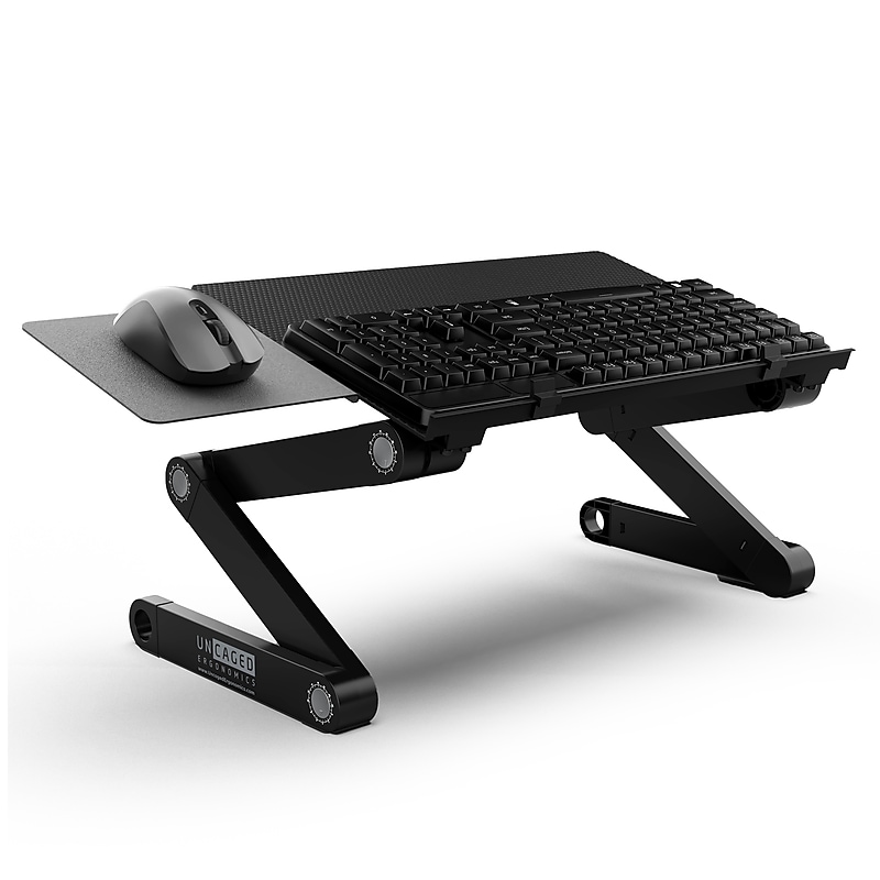 Uncaged Ergonomics WorkEZ Adjustable Keyboard Tray, Black (WEKTB) image 1