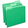 Staples File Folders, 1/3-Cut Tab, Letter Size, Green, 100/Box (ST224543-CC)~#|#~76FAB52C-160F-41E9-AB952880D6196967_sc7
