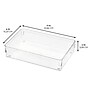 iDesign 2-Piece Plastic Drawer Orangizer, Clear (28032M2)~#|#~7704F5A7-DBB8-469E-9767FFCDAA58134E_sc7