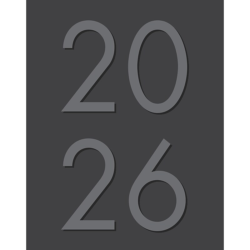 2026 Willow Creek Charcoal 7.5" x  Monthly Planner, Paperboard Cover (57049) image 1