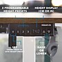 Mount-It! Large 63"W Electric Corner Adjustable Standing Desk, Brown/White (MI-15018)~#|#~7708F43B-6D0B-4A4A-922336605891EADC_sc7