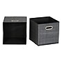 Household Essentials Medium Folding Fabric Storage Bin, 11" x 11"x 11", 23 Qt., Multi Color, 6/Pack (830-1)~#|#~770C3DB7-DE76-4220-90281E52A3645302_sc7