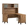 Bush Home Somerset 60" W L Shaped Computer Desk with Hutch, Fresh Walnut (SET002FW)~#|#~770FA423-EB7C-4F35-BDB77BF440B21FE4_sc7