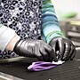 Ammex Professional Series Powder Free Nitrile Exam Gloves, Latex Free, Large, Black, 100/Box (ABNPF46100)~#|#~7712BF56-2E56-47F8-9971F250E3FD5441_sc7