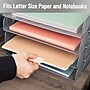Mind Reader Metal Side Loading Stackable Letter Tray, Silver (DSTACK4-SIL)~#|#~771468D6-D841-4A47-B903105A612D0D23_sc7