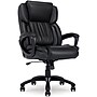 Serta Garret Ergonomic Bonded Leather Swivel Executive Chair, Space Black (43520E)~#|#~7715B8BB-C5F5-423A-952871DB83C694D3_sc7