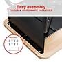 Staples 23.8"W Adjustable Student Desk, Black/Brown (ST63538)~#|#~77162F09-BEDB-4993-BF0BFFE736359F5B_sc7