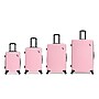 DUKAP Discovery 4-Piece Hardside Spinner Luggage Set, TSA Checkpoint Friendly, Pink (DKDISSMLXL-PNK)~#|#~771A425C-7745-48CB-8C84DEAF53A4428C_sc7