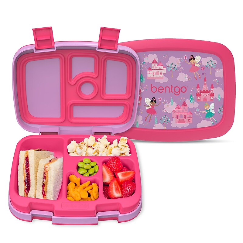 bentgo Kids Bento Box, 5-Compartment, Fairies, 19.2 oz. (BGKDPT-FRY) image 1