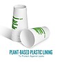 Perk™ Eco Compostable Paper Hot Cup, 16 Oz., White/Green, 300/Carton (PK56221)~#|#~771E4757-0E0A-4633-A3331996D76738FE_sc7