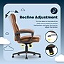 Serta Comfort Ergo Ergonomic Bonded Leather Swivel Executive Chair, Cognac (CCHR10016A)~#|#~772058DD-1D1F-4A8F-BC1F7F5B7AC0ABF8_sc7