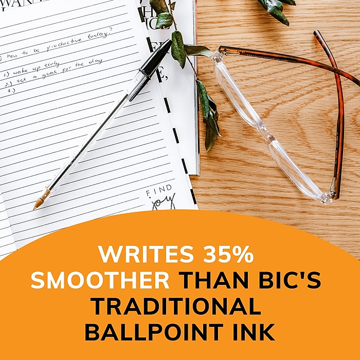 BIC Cristal Xtra Smooth Ballpoint Pen, Medium Point, Black BIC Cristal Xtra Smooth Ballpoint Pen, Medium Point, Black